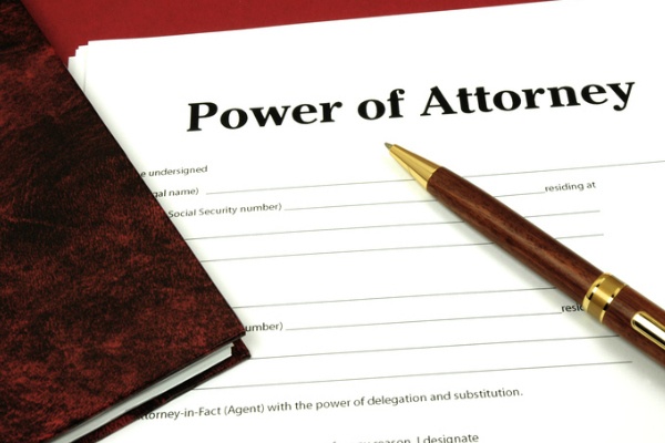 Apostille on a power of attorney